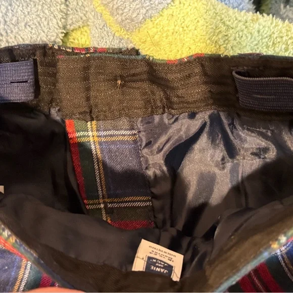 Janie & Jack Plaid Christmas Dressy Toddler Boys Adjustable Trousers 18-24 Mos - Picture 15 of 15
